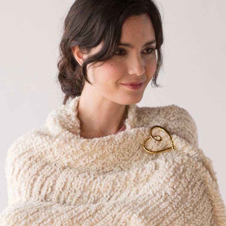 The Giving Shawl with Pin 